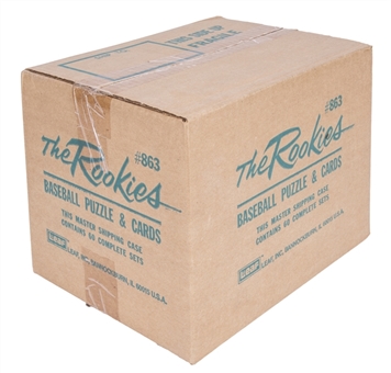 1986 Donruss "The Rookies" Sealed Factory Case (60 Complete Sets) – Barry Bonds and Bo Jackson Rookies!